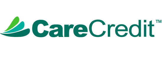 CareCredit logo with a stylized green leaf above the text.
